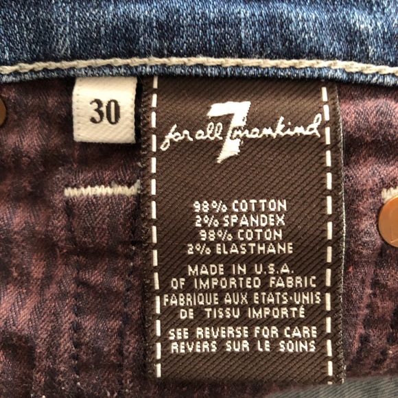 7 For all Mankind Crop Josefina Skinny Boyfriend - Picture 4 of 15